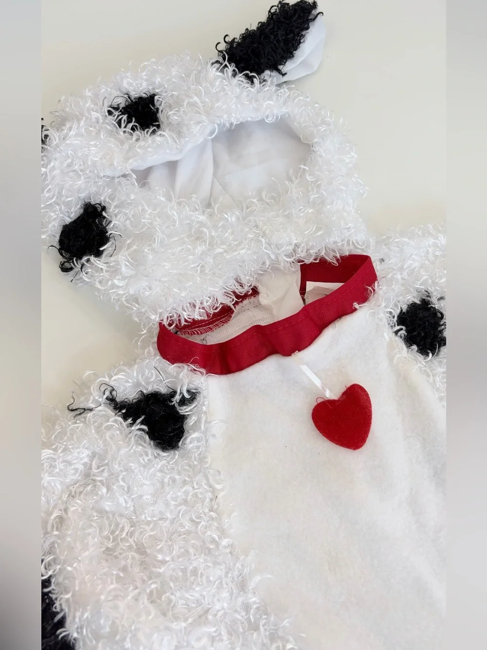 Rubie's Dalmatian Soft White furry Dog Puppy Baby Halloween Costume 12-18 month
